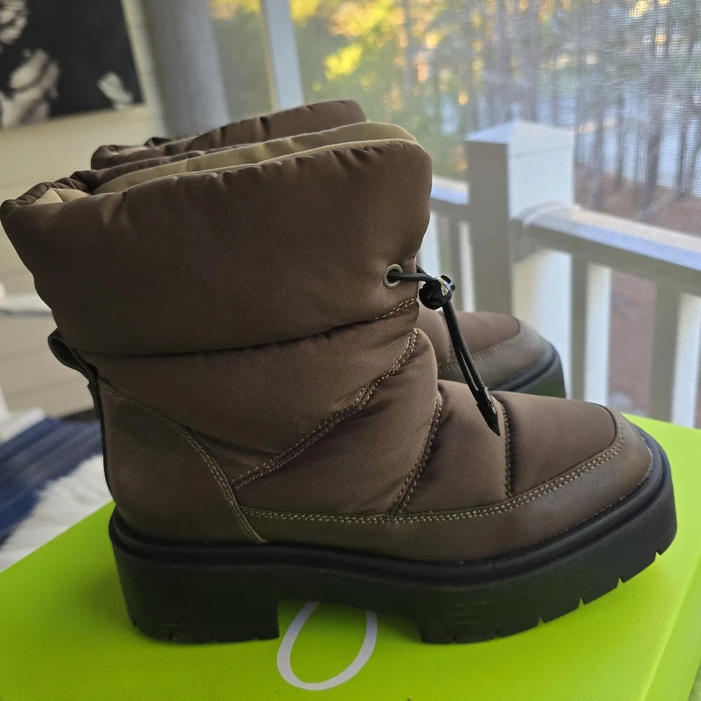 🤎Sam Edelman Lakyn Nylon Snow Brown Boots
